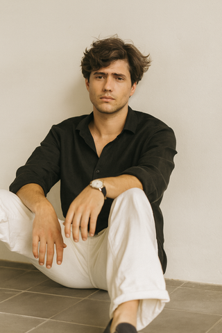 FABULOUS! RIVIERA Men Linen Shirt Black — Where Mediterranean Elegance Meets Modern Menswear