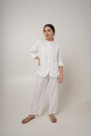 SOPHIA LINEN FULL SLEEVE JACKET