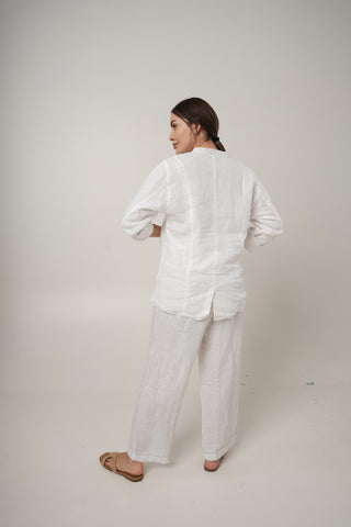 SOPHIA LINEN FULL SLEEVE JACKET