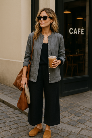Sophia- Premium Linen Jacket – Understated Elegance