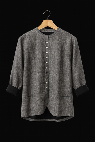 Sophia- Premium Linen Jacket – Understated Elegance
