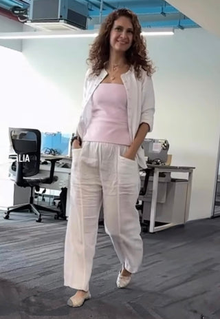 SOPHIA LINEN FULL SLEEVE JACKET