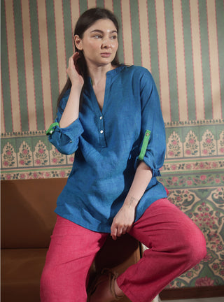 CLASSIC PANT WITH ZIPPER AND BUTTON