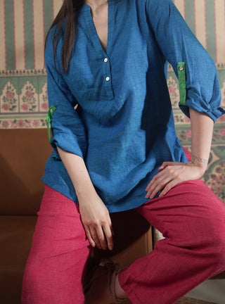 CLASSIC PANT WITH ZIPPER AND BUTTON