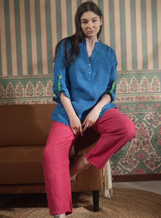 CLASSIC PANT WITH ZIPPER AND BUTTON