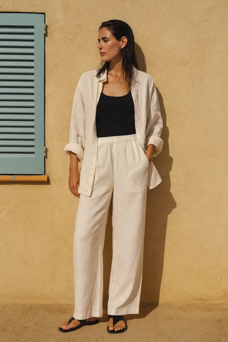 NARLA PURE NATURAL LINEN CLASSIC SHIRT P C Crafts